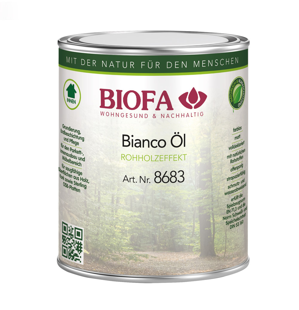 Bianco Öl, Rohholzeffekt